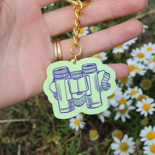 Binoculars Keyring