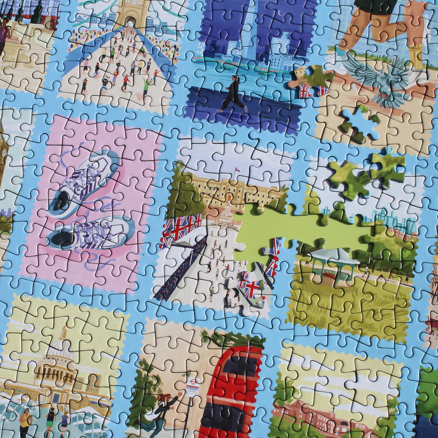 Running London Jigsaw Puzzle
