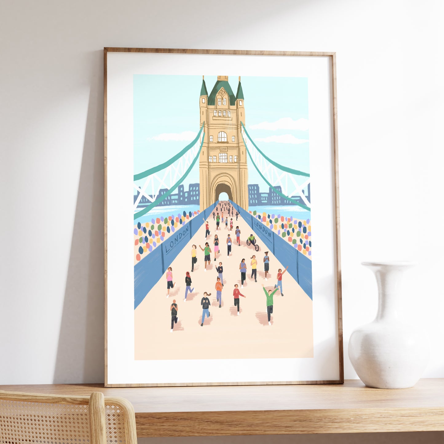 Tower Bridge Runners Print