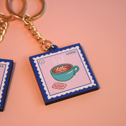Tea and Coffee Keyrings