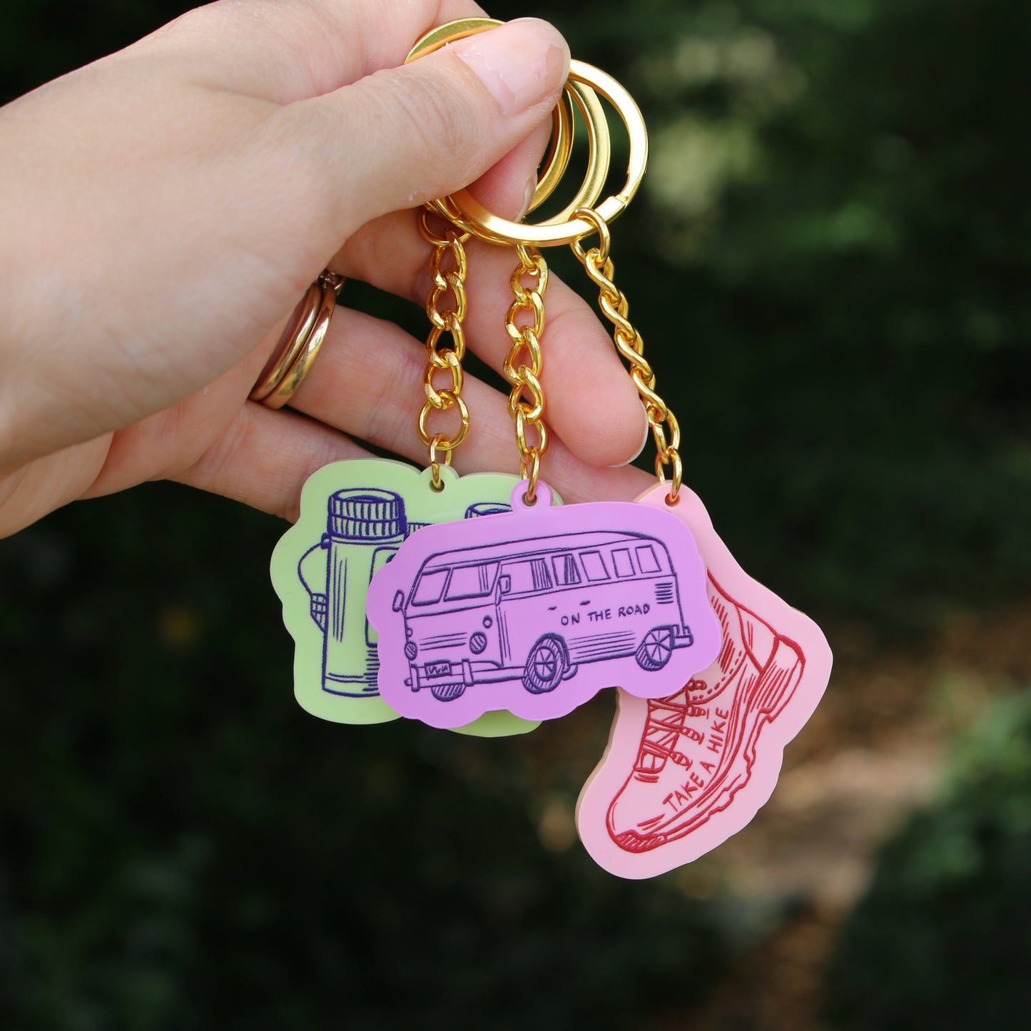 Hiking Boot Keyring