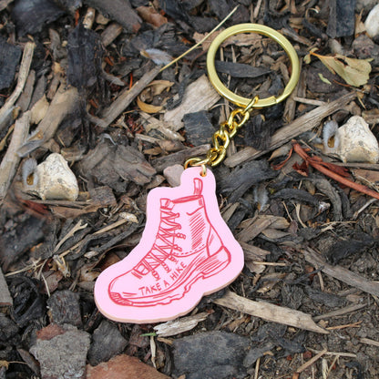 Hiking Boot Keyring