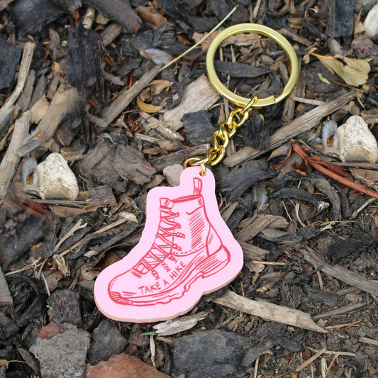 Hiking Boot Keyring