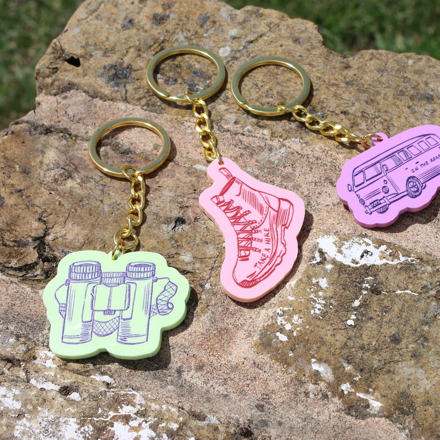 Hiking Boot Keyring