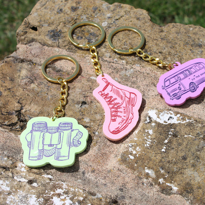 Hiking Boot Keyring