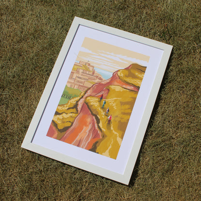 Arthur's Seat Hiking Print