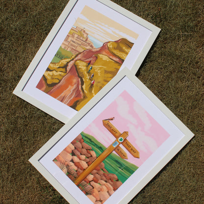 Arthur's Seat Hiking Print
