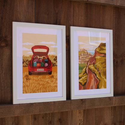 Arthur's Seat Hiking Print