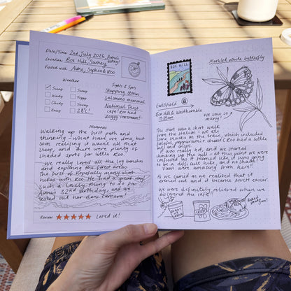 Hiking Field Journal, Coastal Trail Cover