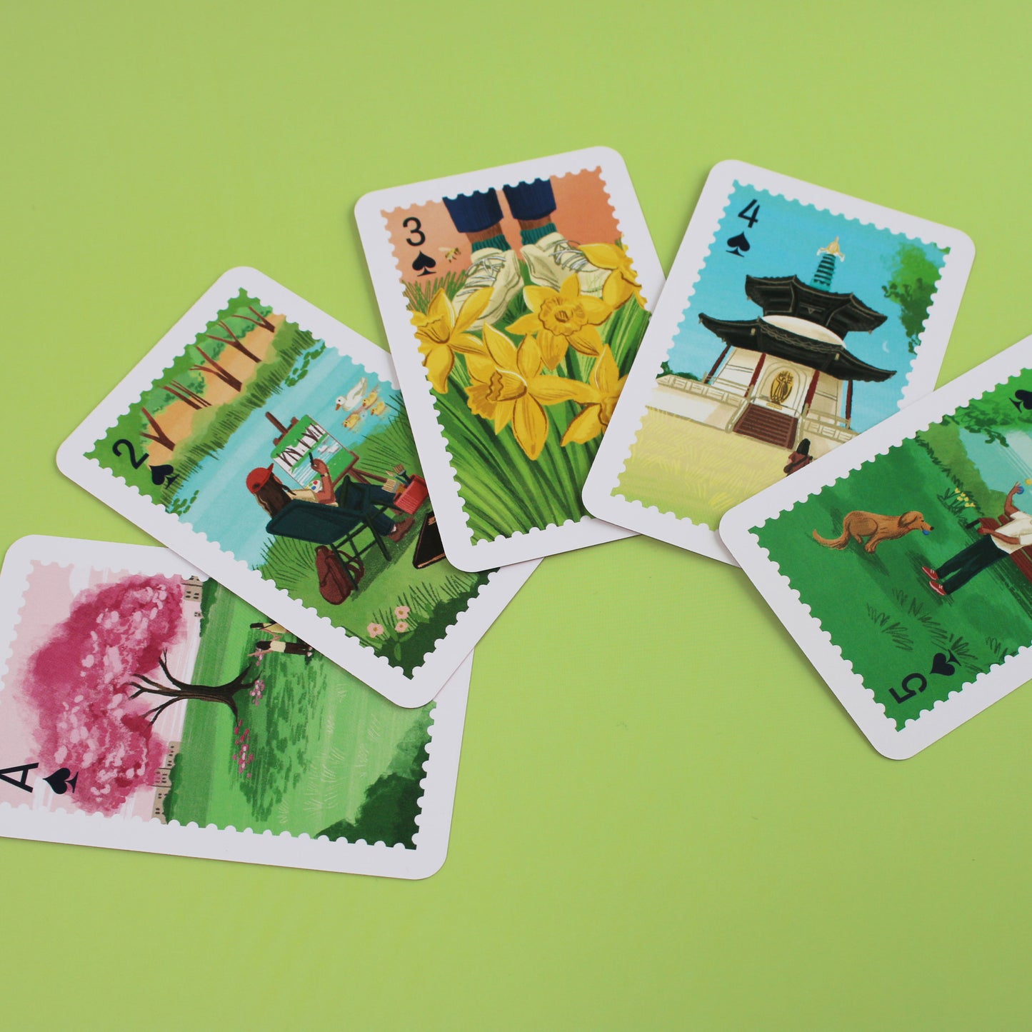 Parks of London Illustrated Playing Cards