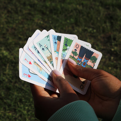 Running London Illustrated Playing Cards