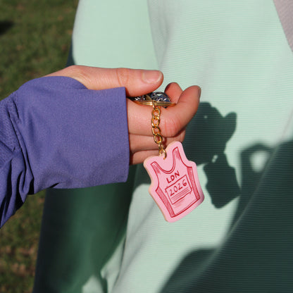 Pastel Running Keyrings