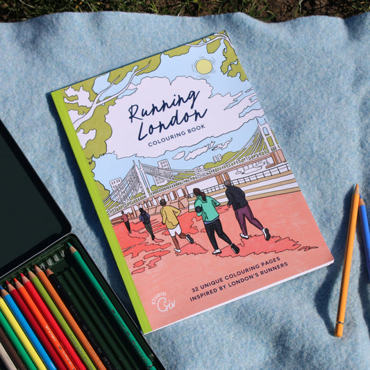 Running London Colouring Book