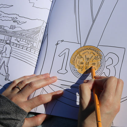 Running London Colouring Book
