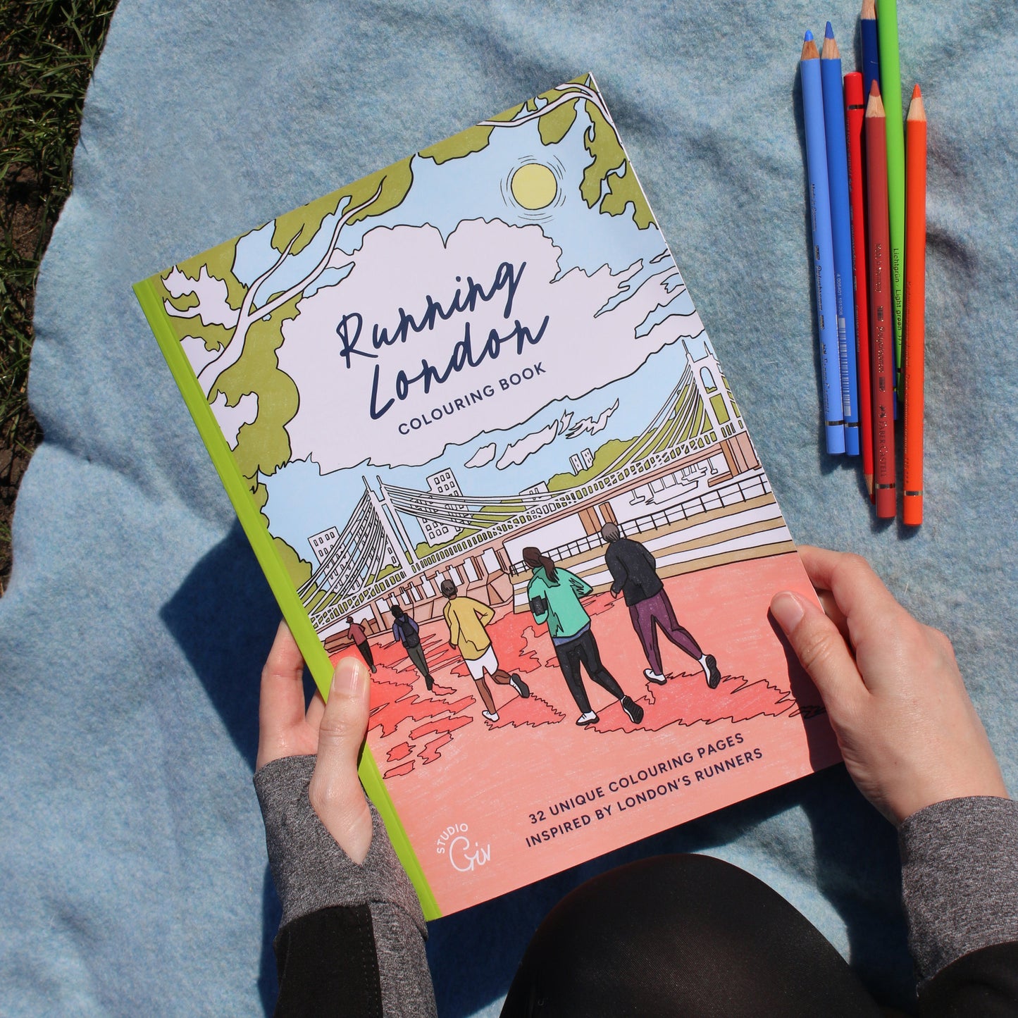 Running London Colouring Book