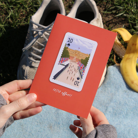 10/10 Effort Marathon Greetings Card