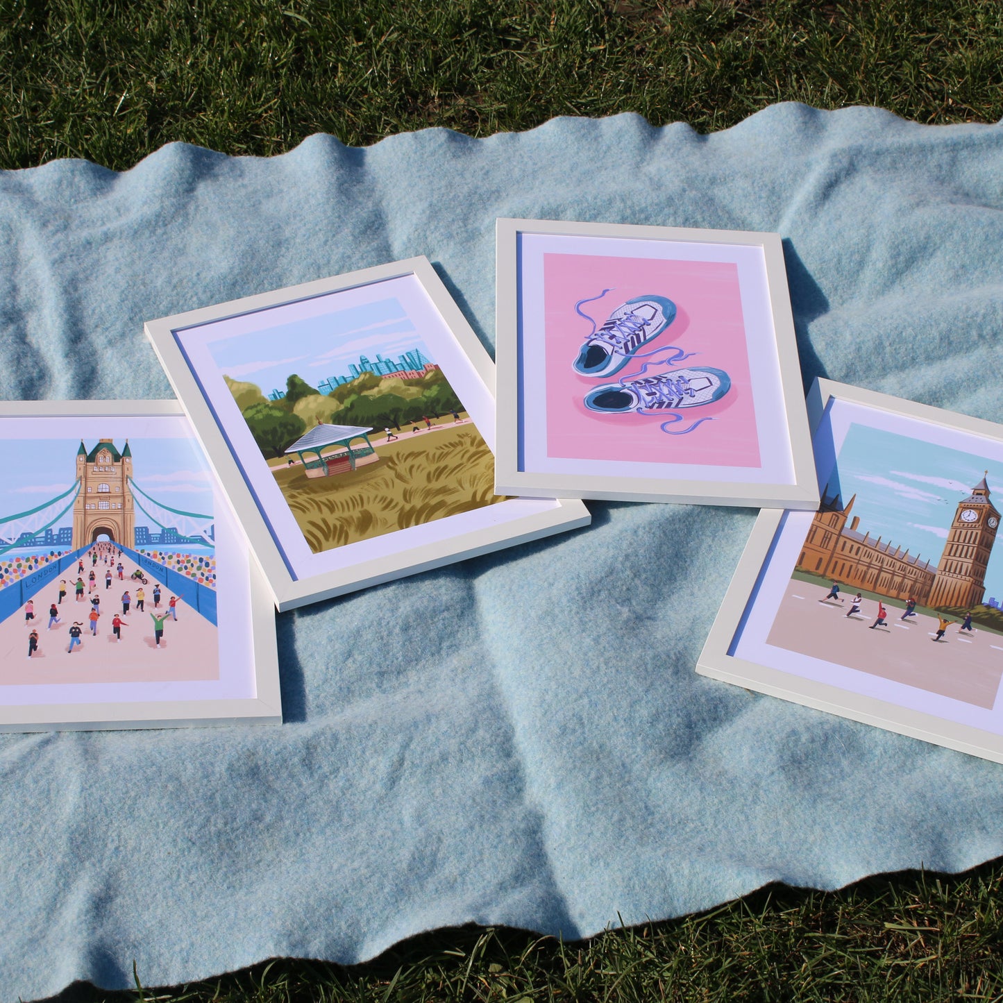 Hampstead Heath Runners Print