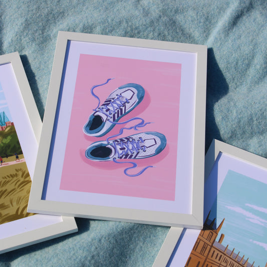 Running Shoes Print