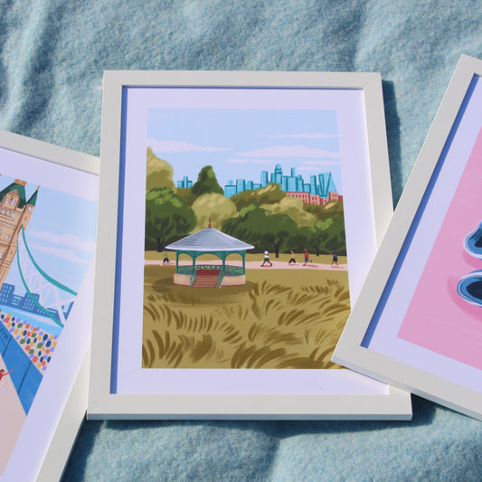 Hampstead Heath Runners Print