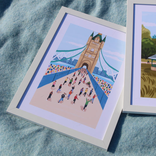 Tower Bridge Runners Print