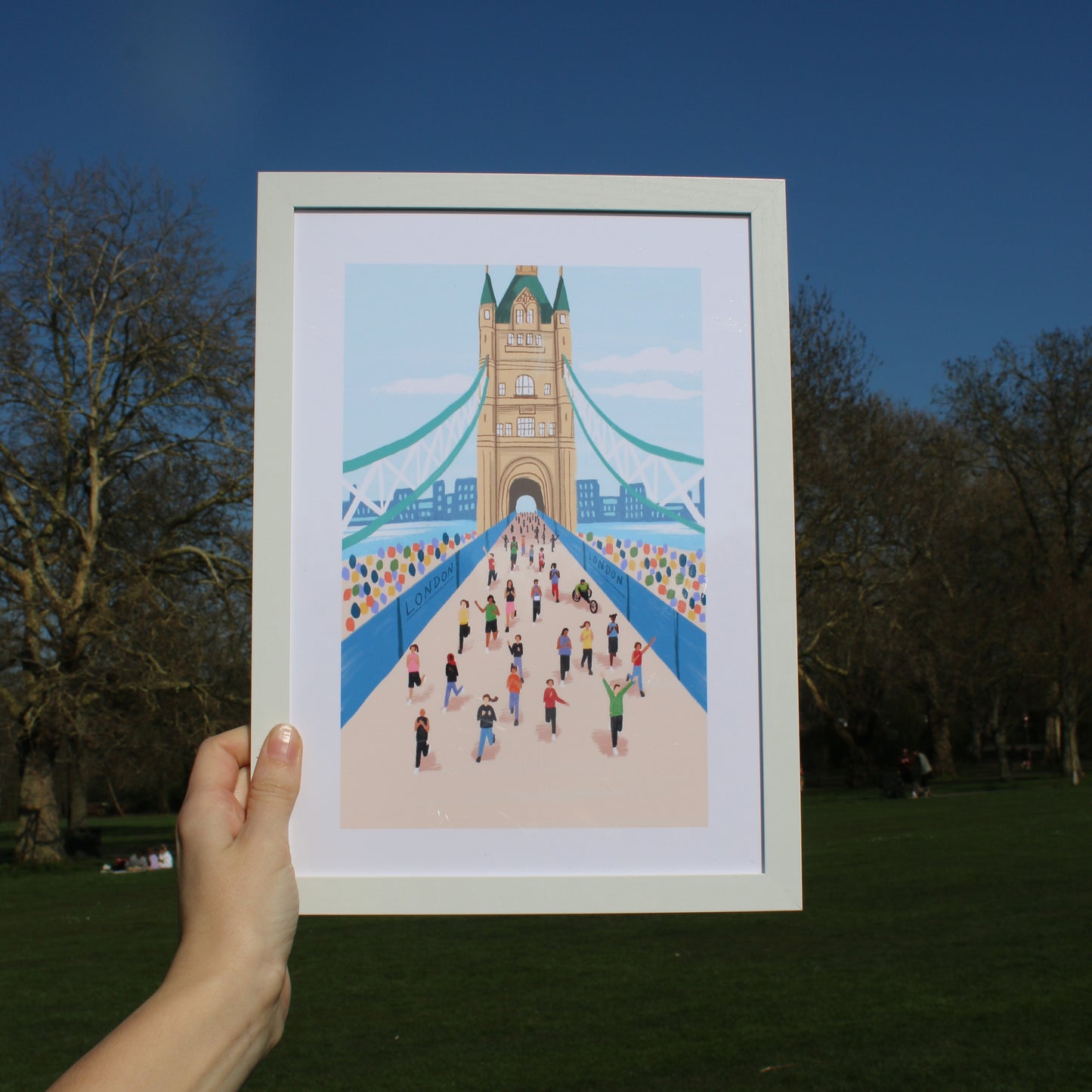 Tower Bridge Runners Print