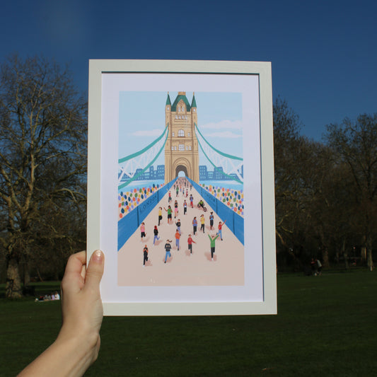 Tower Bridge Runners Print