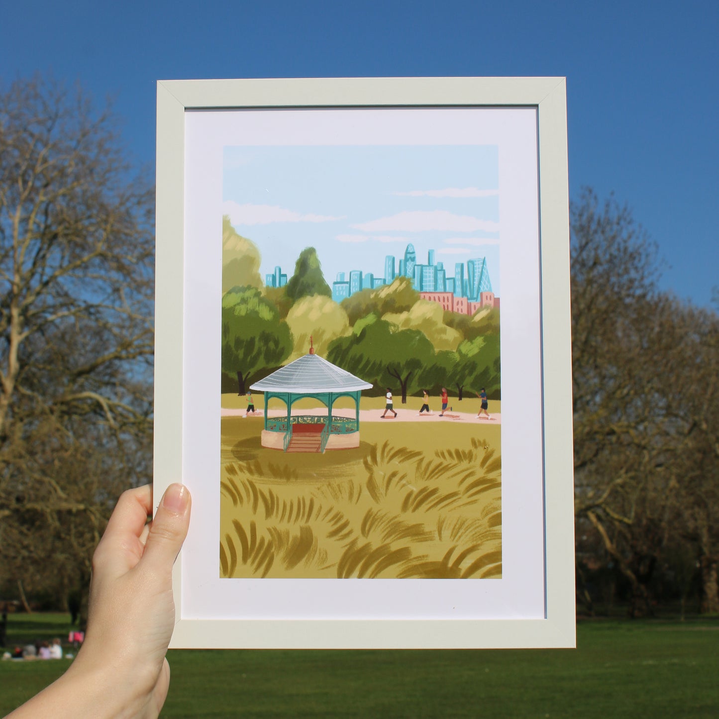 Hampstead Heath Runners Print