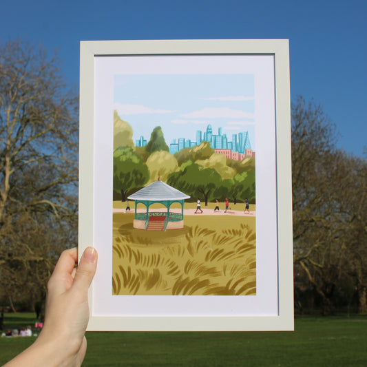 Hampstead Heath Runners Print