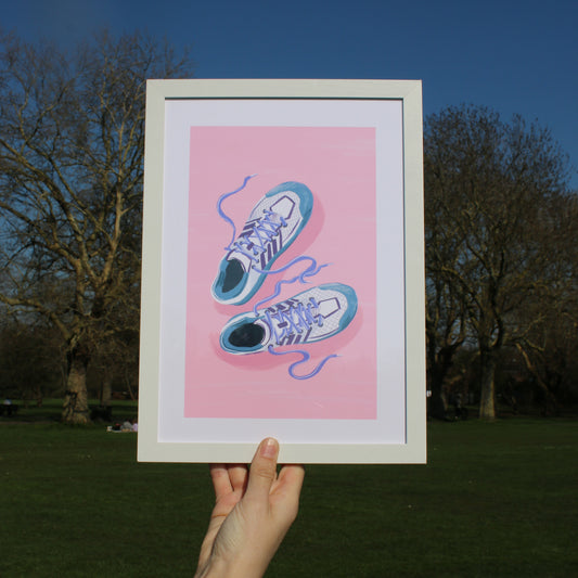 Running Shoes Print