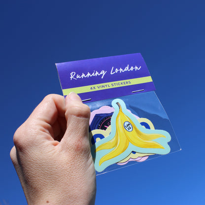 Running London Vinyl Sticker Pack