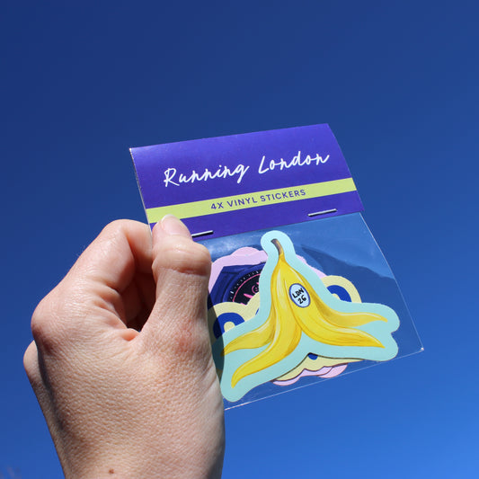 Running London Vinyl Sticker Pack