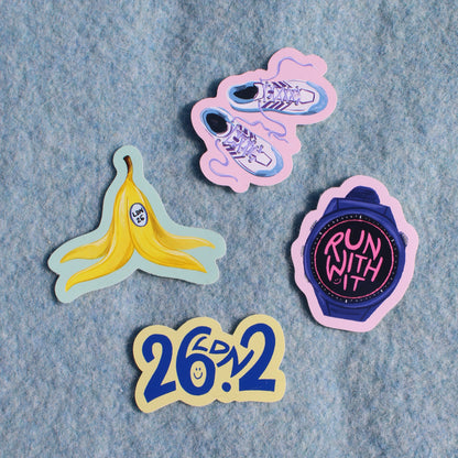 Running London Vinyl Sticker Pack