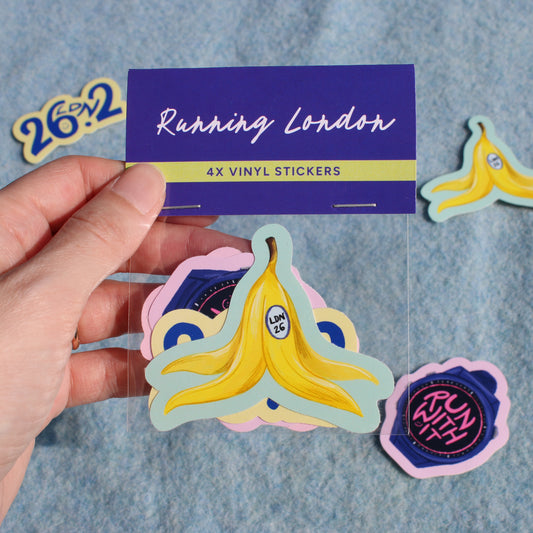 Running London Vinyl Sticker Pack