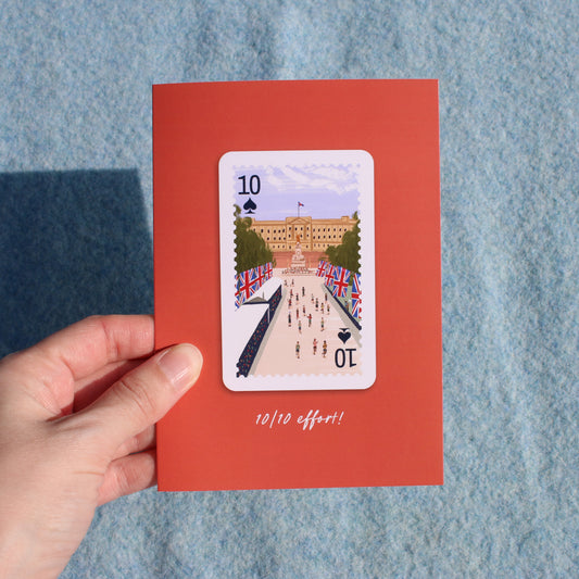 10/10 Effort Marathon Greetings Card