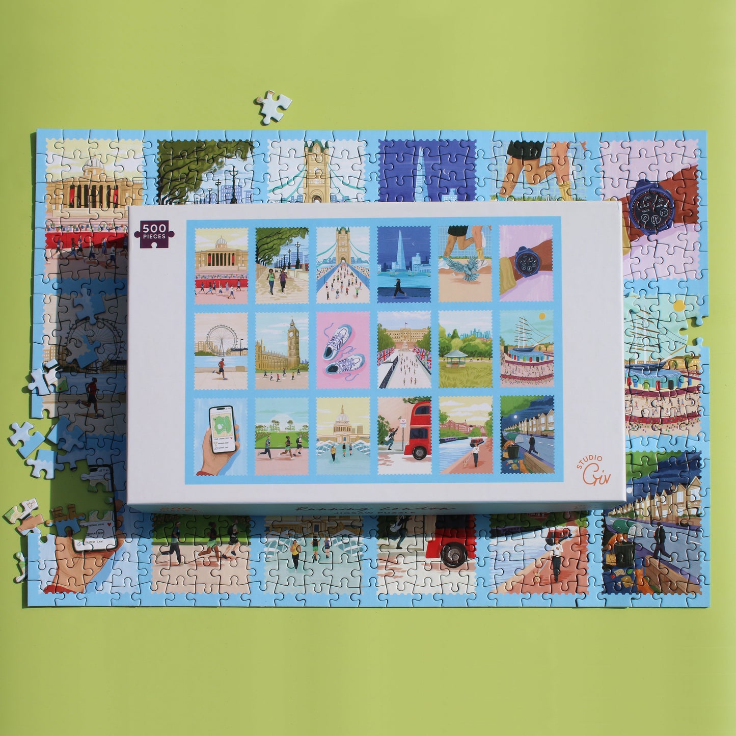 Running London Jigsaw Puzzle