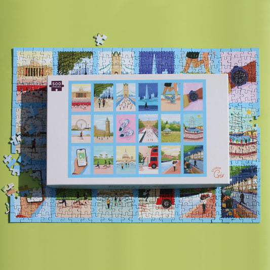 Running London Jigsaw Puzzle