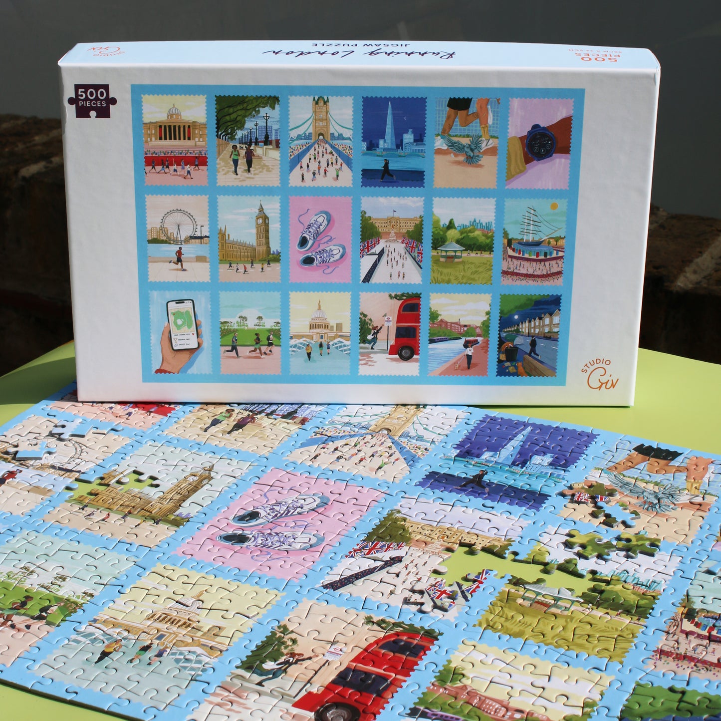 Running London Jigsaw Puzzle
