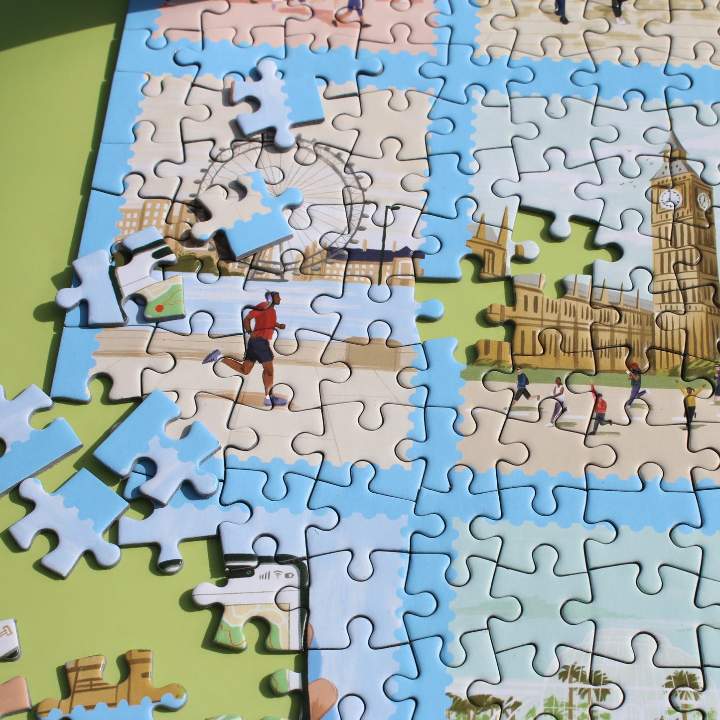 Running London Jigsaw Puzzle