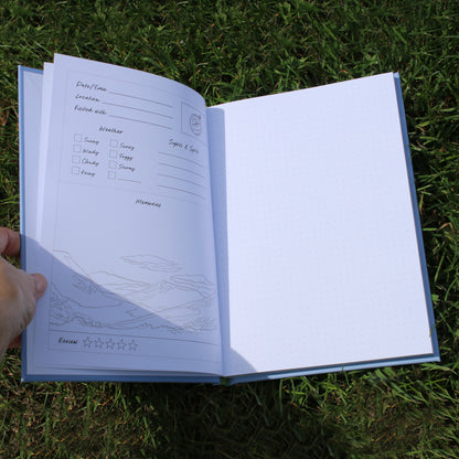 Hiking Field Journal, Trail Signpost Cover