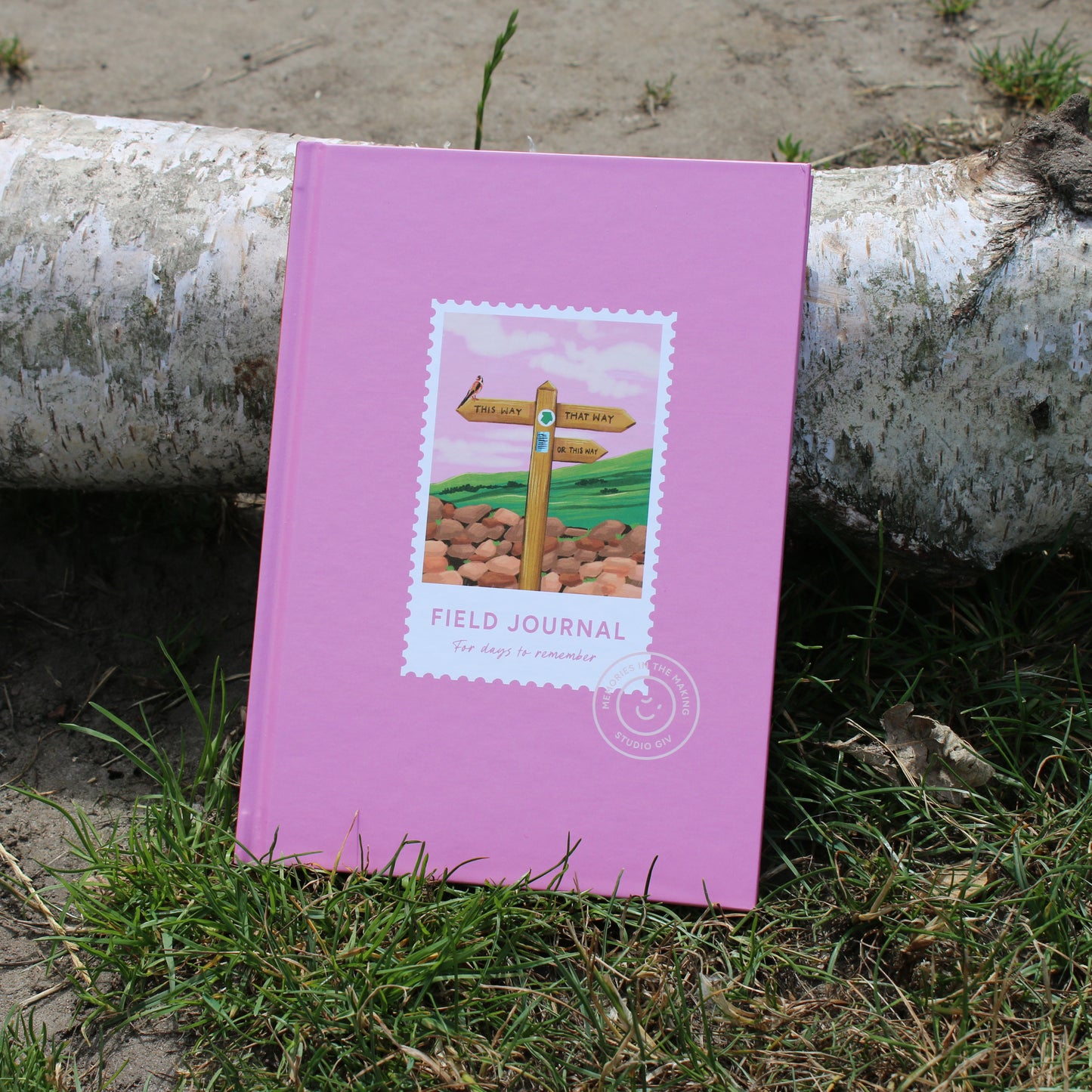 Hiking Field Journal, Trail Signpost Cover