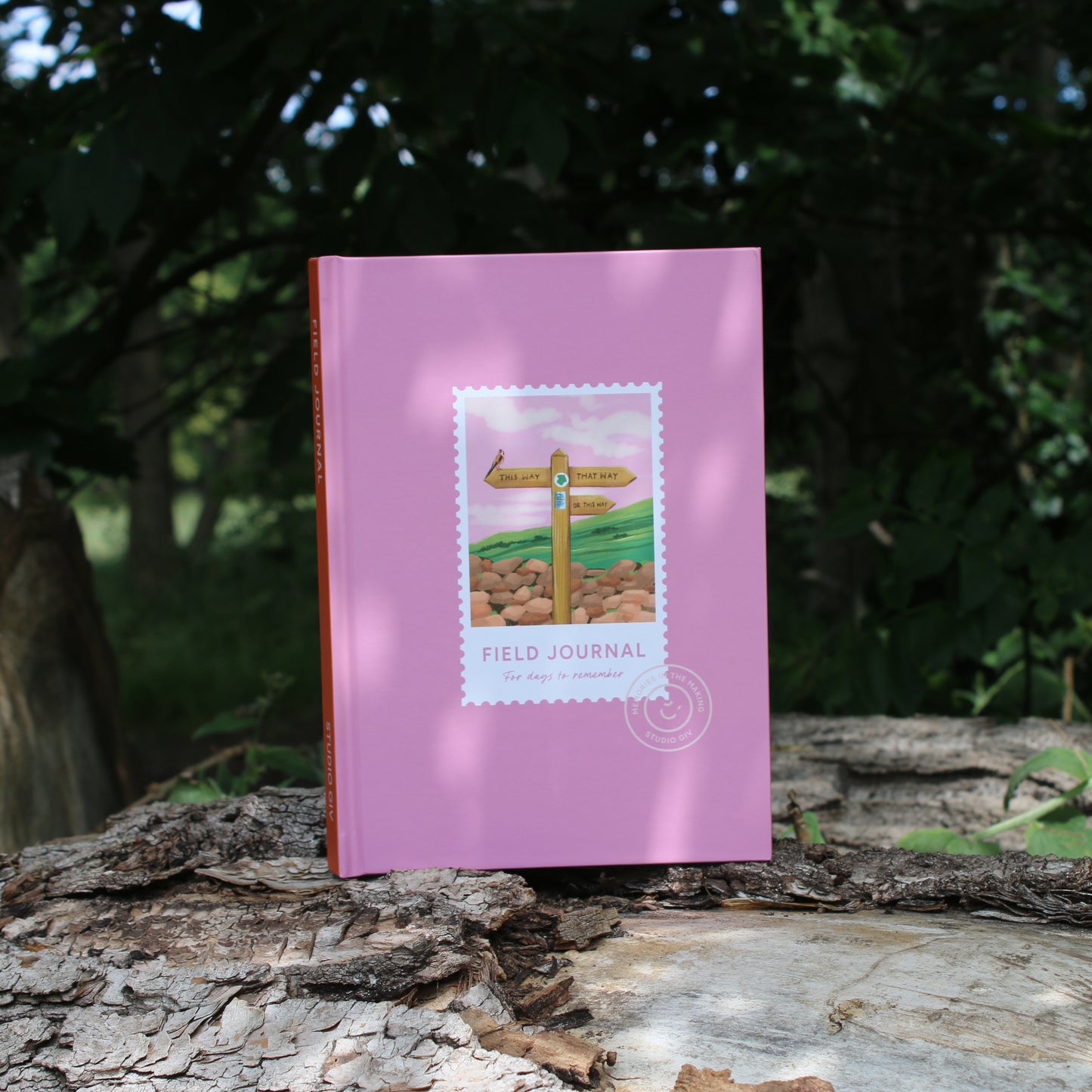 Hiking Field Journal, Trail Signpost Cover