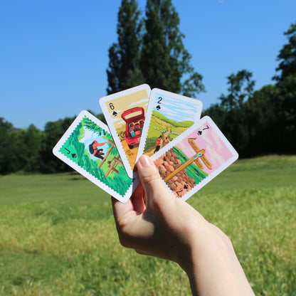 Take a Hike Illustrated Playing Cards