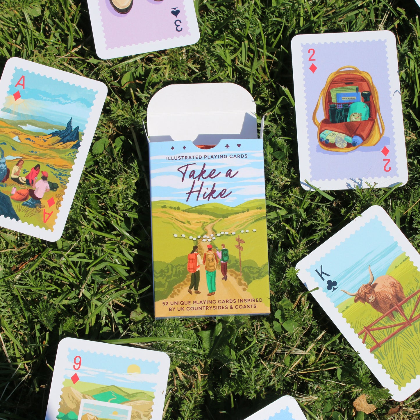Take a Hike Illustrated Playing Cards