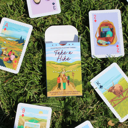 Take a Hike Illustrated Playing Cards
