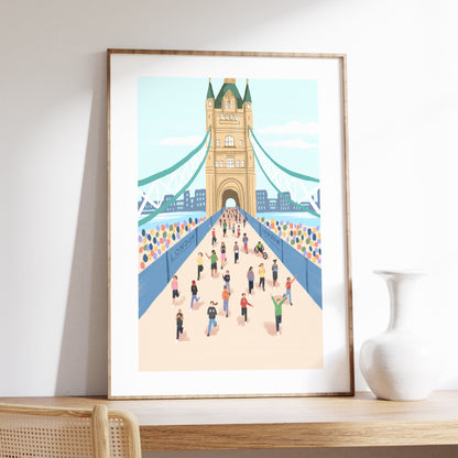 Tower Bridge Runners Print