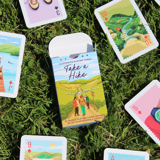 Take a Hike Illustrated Playing Cards